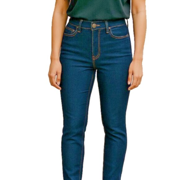 No Boundaries Women’s Jeans Size 17 Juniors High Rise Skinny Blue Denim NWT - Picture 1 of 13